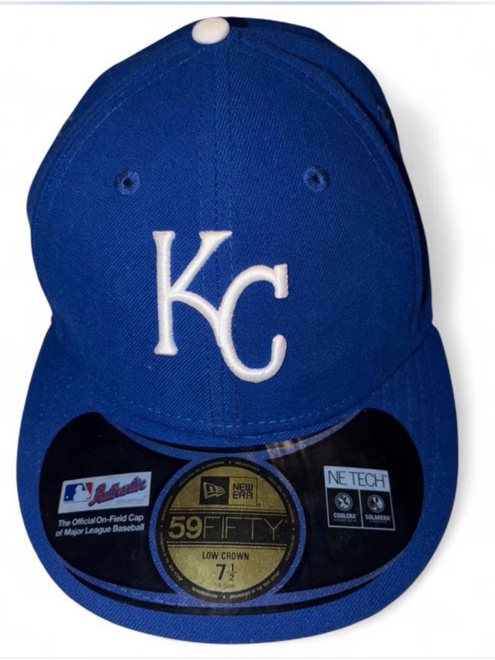 New Era KC Royals Royal Blue Fitted Cap